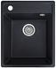Мийка кухонна Valetti 85N Anthracite із гнучким змішувачем в чорному кольорі