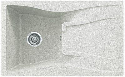 Мойка кухонная, гранитная, прямоугольная, Valetti Model 54N, Terra (теплая серая), 790х500 мм VAL-54N-TER фото
