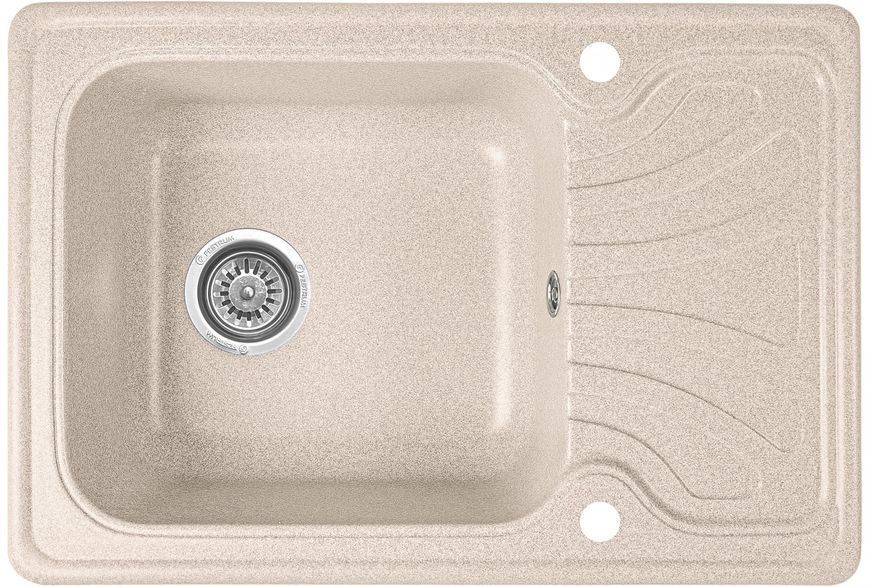 Мойка кухонная, прямоугольная, гранитная, Valetti Model 10N, Sahara (бежевая), 640&times;440 мм VAL-10N-SAH фото