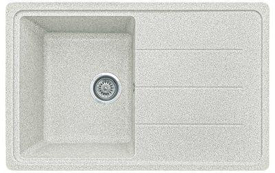 Кухонная мойка каменная, прямоугольная, EcoLine 24N, 780х500 мм, бежевая EL-24N-TER фото