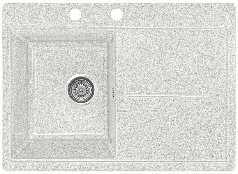 Мойка кухонная, гранитная, прямоугольная, Valetti Model 15N, Terra (теплая серая), 670&times;495 мм VAL-16N-TER фото