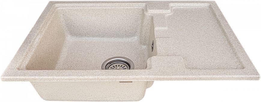 Мойка кухонная, гранитная, прямоугольная, Valetti Model 78N, Sahara (бежевая), 625х425 мм VAL-78N-SAH фото