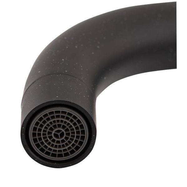 Комплект кухонної мийки Valetti 31N Anthracite (чорна) &mdash; мийка + змішувач + сифон