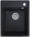 Мойка кухонная, гранитная, квадратная, Valetti Model 85N, Anthracite (черная), 410х510 мм VAL-85N-ANT фото 2