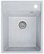 Мойка кухонная, гранитная, квадратная, Valetti Model 85N, Silver (серая), 510х410 мм VAL-85N-SIL фото 2