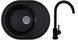 Мойка кухонная, гранитная Valetti 23N 610х495мм Черная + смеситель Valetti_23N_Anthracite_UBR_L1 фото 1