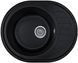 Мойка кухонная, гранитная Valetti 23N 610х495мм Черная + смеситель Valetti_23N_Anthracite_UBR_L1 фото 5