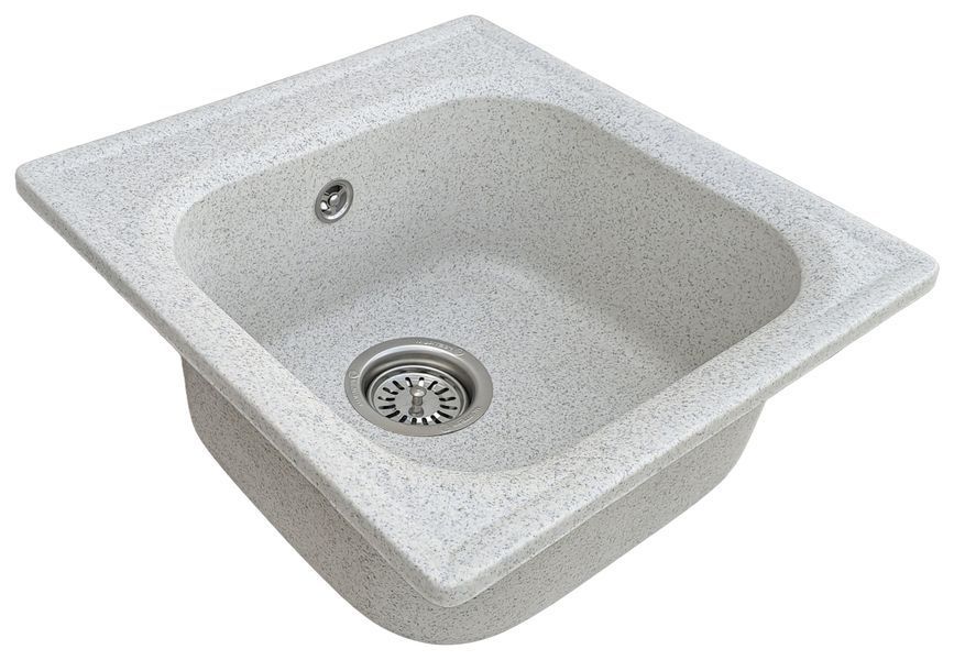 Кухонная мойка Valetti 1N (430х440мм), терра, со смесителем в комплекте