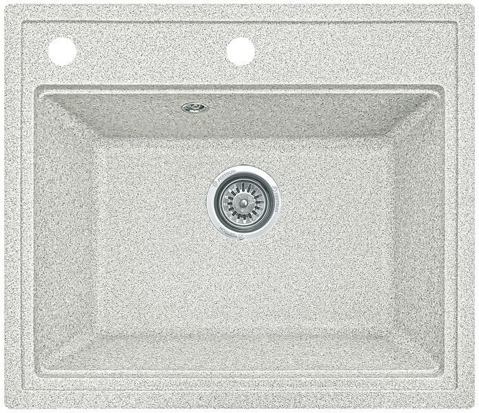 Кухонна мийка, кам'яна, квадратна, EcoLIne 49N, 590х510 мм, тера EL-49N-TER фото