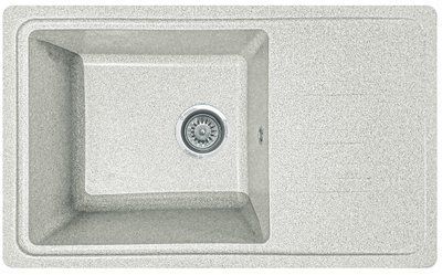 Мойка кухонная, гранитная, прямоугольная, Valetti Model 63N, Terra (теплая серая), 695х425 мм VAL-63N-TER фото