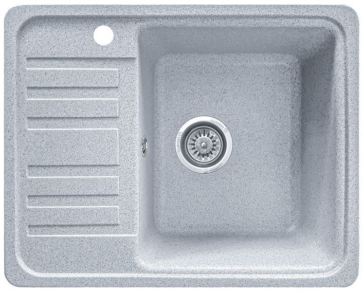 Мойка кухонная, прямоугольная, гранитная, Valetti Model 9N, Silver (светло-серая), 570&times;460 мм VAL-9N-SIL фото