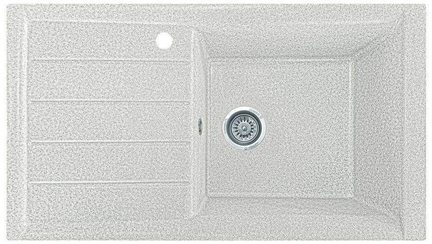 Мойка кухонная, гранитная, прямоугольная, Valetti Model 19N, Terra (теплая серая), 840х495 мм VAL-19N-TER фото