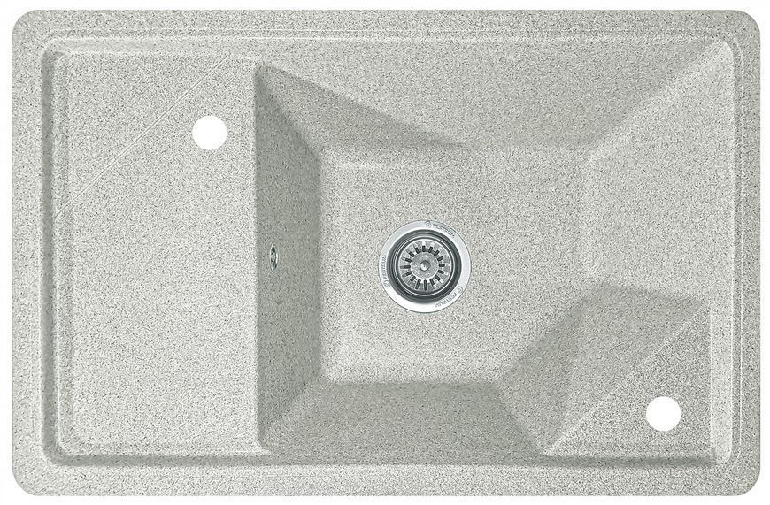 Мойка кухонная, гранитная, прямоугольная, Valetti Model 64N, Terra (теплая серая), 720х465 мм VAL-64N-TER фото