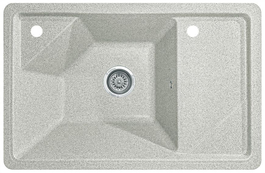 Мойка кухонная, гранитная, прямоугольная, Valetti Model 64N, Terra (теплая серая), 720х465 мм VAL-64N-TER фото