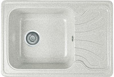 Мойка кухонная, прямоугольная, гранитная, Valetti Model 10N, Terra (теплая серая), 640&times;440 мм VAL-10N-TER фото