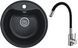 Мойка кухонная Valetti 3N Anthracite с гибким смесителем черного цвета